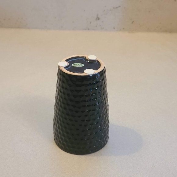 Little Black Flower Pot with Polka Dot 3D Detailing - Picture 5 of 9